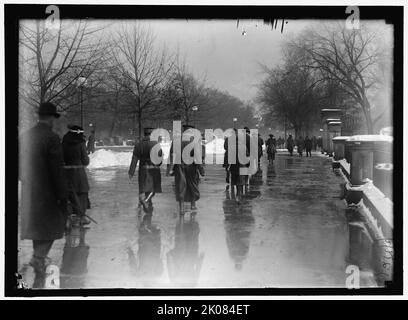 Street Scene, Washington, D.C., zwischen 1913 und 1918. Stockfoto