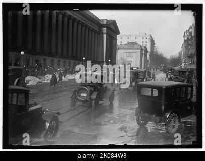 Street Scene, Washington, D.C., zwischen 1913 und 1918. Stockfoto