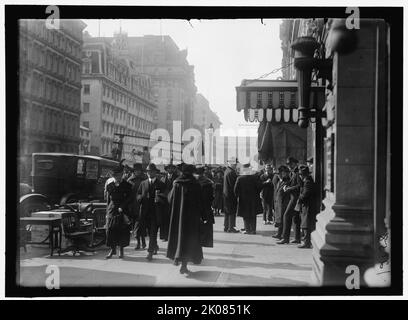 Street Scene, Washington, D.C., zwischen 1913 und 1918. Stockfoto