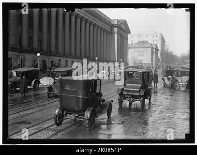 Street Scene, Washington, D.C., zwischen 1913 und 1918. Stockfoto