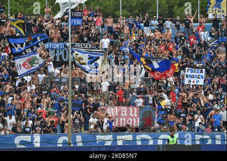 Arena Garibaldi, Pisa, Italien, 10. September 2022, Fans von Pisa während AC Pisa vs Reggina 1914 - Italienische Fußball-Serie B Spiel Stockfoto