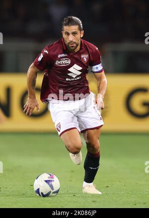 Turin, Italien, 5.. September 2022. Ricardo Rodriguez vom FC Turin während des Spiels der Serie A im Stadio Grande Torino, Turin. Bildnachweis sollte lauten: Jonathan Moscrop / Sportimage Stockfoto