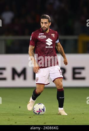 Turin, Italien, 5.. September 2022. Ricardo Rodriguez vom FC Turin während des Spiels der Serie A im Stadio Grande Torino, Turin. Bildnachweis sollte lauten: Jonathan Moscrop / Sportimage Stockfoto