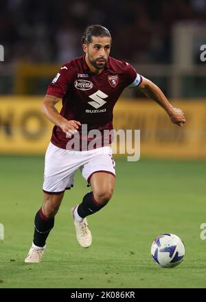 Turin, Italien, 5.. September 2022. Ricardo Rodriguez vom FC Turin während des Spiels der Serie A im Stadio Grande Torino, Turin. Bildnachweis sollte lauten: Jonathan Moscrop / Sportimage Stockfoto