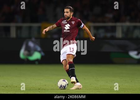 Turin, Italien, 5.. September 2022. Ricardo Rodriguez vom FC Turin während des Spiels der Serie A im Stadio Grande Torino, Turin. Bildnachweis sollte lauten: Jonathan Moscrop / Sportimage Stockfoto