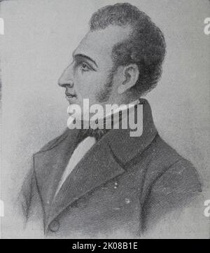 Antonio Jose de Sucre y Alcala (3. Februar 1795 - 4. Juni 1830), bekannt als Gran Mariscal de Ayacucho (Großmarschall von Ayacucho), war ein Führer der venezolanischen Unabhängigkeit, der als Präsident von Peru und 2. als Präsident von Bolivien diente Stockfoto