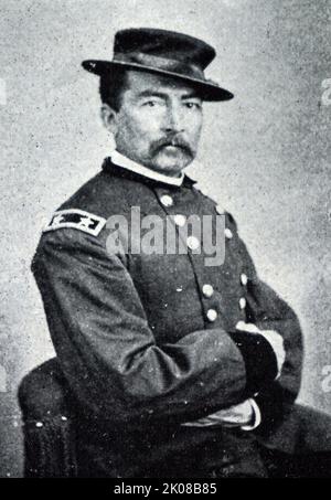 General der Armee Philip Henry Sheridan (6. März 1831 - 5. August 1888) war ein Karriereoffizier der US-Armee und ein Generalgewerkschaft im amerikanischen Bürgerkrieg Stockfoto