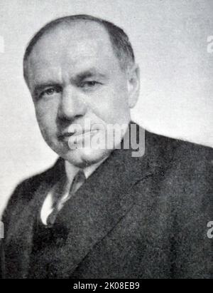 William Maxwell Aitken, 1. Baron Beaverbrook, PC, ONB (25. Mai 1879 - 9. Juni 1964), allgemein bekannt als Lord Beaverbrook, war ein kanadisch-britischer Zeitungsverleger und Backstage-Politiker, der eine einflussreiche Figur in den britischen Medien und der Politik der ersten Hälfte des 20.. Jahrhunderts war Stockfoto