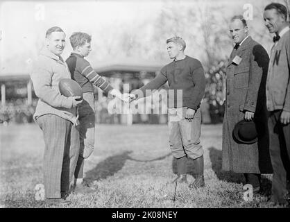 Fußball - Georgetown University Game, 1911. Stockfoto