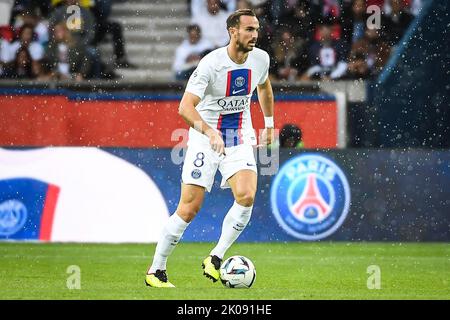 Paris, Frankreich, Frankreich. 10. September 2022. Fabian RUIZ von PSG während des Ligue 1-Spiels zwischen Paris Saint-Germain (PSG) und Stade Brestois (Brest) im Stadion Parc des Princes am 10. September 2022 in Paris, Frankreich. (Bild: © Matthieu Mirville/ZUMA Press Wire) Bild: ZUMA Press, Inc./Alamy Live News Stockfoto