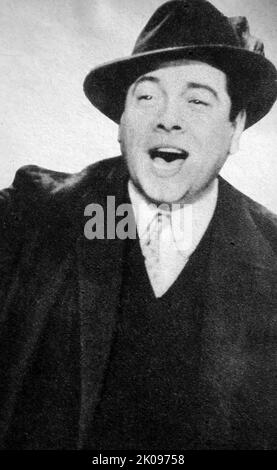 Mario Lanza (geboren Alfredo Arnold Cocozza, 31. Januar 1921 - 7. Oktober 1959) war ein amerikanischer Tenor, Schauspieler und Hollywood-Filmstar der späten 1940s und der 1950s italienischen Abstammung. Stockfoto