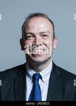 Chris Heaton-Harris ist der konservative Abgeordnete von Daventry und ist derzeit Staatssekretär für Nordirland. Stockfoto