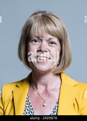 Offizielles Porträt von Wendy Morton - 2022 - konservatives Parlamentsmitglied von Aldridge-Brownhills und bekleidete das Regierungsposten des Chief Whip. Stockfoto