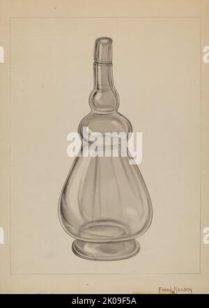 Weinflasche, c. 1937. Stockfoto