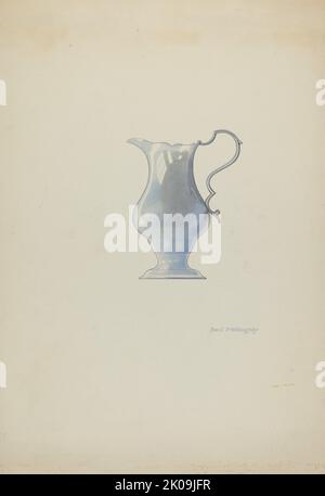 Silver Pitcher, c. 1937. Stockfoto