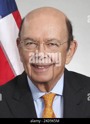 Wilbur Louis Ross Jr. (geboren am 28. November 1937) ist ein amerikanischer Geschäftsmann, der von 2017 bis 2021 als US-Handelssekretär 39. tätig war. Stockfoto