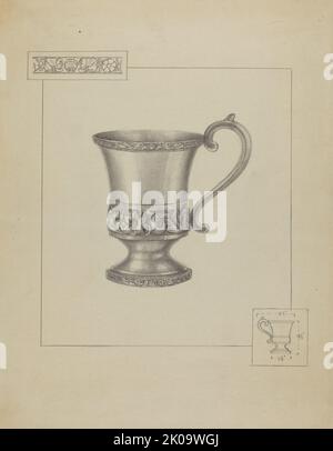 Silver Cup, c. 1936. Stockfoto