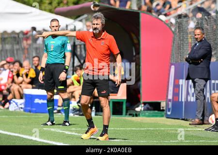 10.. September 2022; Stadio Tre Fontane, Rom, Italien: Serie A Frauenfußball ALS Roma gegen AC Mailand: Maurizio ganz Trainer des AC Mailand Stockfoto