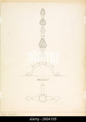 Andiron (eines der Paare), c. 1937. Stockfoto