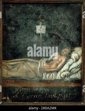 Portrait de Louis-Michel Le Peletier de Saint-Fargeau (1760-1793), sur son lit de mort, c1793. Stockfoto