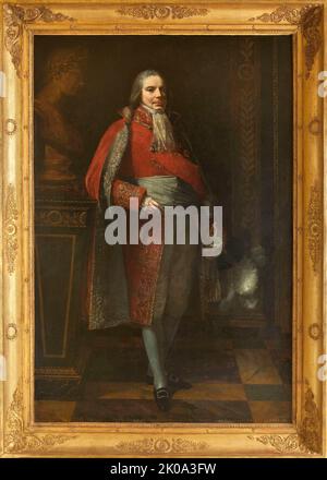 Portrait de Charles-Maurice de Talleyrand-P&#xe9;rigord (1754-1838), en Habit de Grand chambellan, 1807. Stockfoto