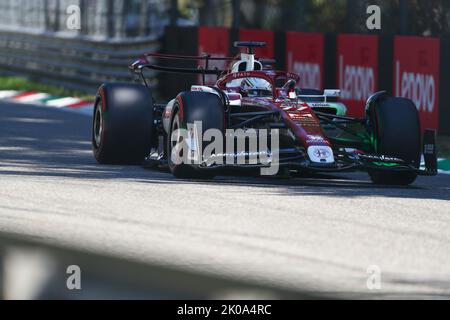 Valtteri Bottas (FIN) Alfa Romeo C42 während der Qualifikation der FORMEL 1 PIRELLI GRAN PREMIO D'ITALIA 2022 Stockfoto