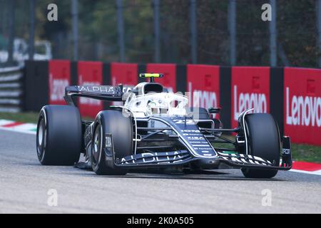 Yuki Tsunoda (JAP) Alpha Tauri AT03 während der Qualifikation der FORMEL 1 PIRELLI GRAN PREMIO D'ITALIA 2022 Stockfoto