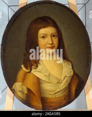 Porträt vermutlich Louis XVII (1785-1795), zwischen 1785 und 1795. Stockfoto