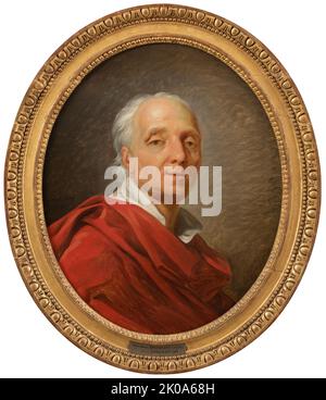 Porträt von Denis Diderot (1713-1784), Schriftsteller und Philosoph, 1784. Stockfoto