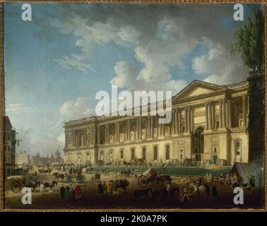 Kolonnade des Louvre nach der Räumung, c1773. Stockfoto