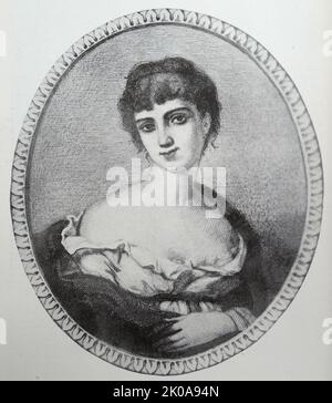 Theresa Cabarrus, Madame Tallien (31. Juli 1773 - 15. Januar 1835), in Spanien geborene französische Adelige, Saloninhaberin und Sozialfigur während der Revolution. Später wurde sie Prinzessin von Chimay Stockfoto