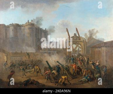 Sturm auf die Bastille, 14. Juli 1789. Stockfoto