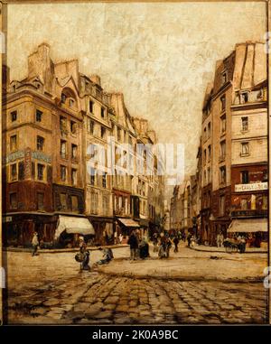 Rue Galande, 1888, 1888. Stockfoto