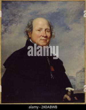 Porträt von Edme Champion, bekannt als der "Mann im kleinen blauen Mantel" (1764-1852), Philanthropin., 1831. Stockfoto