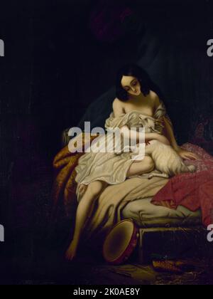 Esmeralda und ihre Ziege, nach 1839. Stockfoto