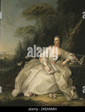 Porträt von Madame de Pompadour. Stockfoto