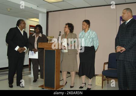 Black History Month Closing Program - HUD Black History Month Closing Program im HUD Hauptquartier. Black History Month Closing Program Subject, HUD Black History Month Closing Program im HUD Hauptquartier. Stockfoto