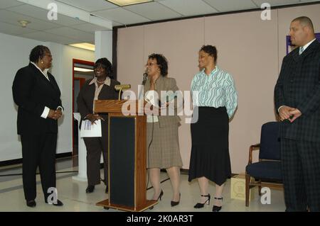 Black History Month Closing Program - HUD Black History Month Closing Program im HUD Hauptquartier. Black History Month Closing Program Subject, HUD Black History Month Closing Program im HUD Hauptquartier. Stockfoto