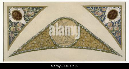 Skizze für die „Festivaltreppe“ im Hotel de Ville in Paris: Scorpio, c1888-1898. Stockfoto