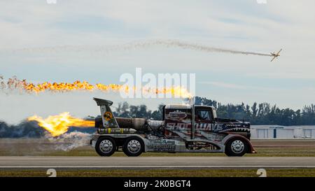 Die unglaubliche Stuart Air Show Stockfoto