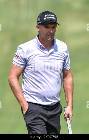 Jennings, Missouri, USA . 10. September 2022: Golfer Padraig Harrington während der zweiten Runde des Ascension Charity Classic im Norwood Hills Country Club in Jennings, MO Richard Ulreich/CSM Credit: CAL Sport Media/Alamy Live News Stockfoto