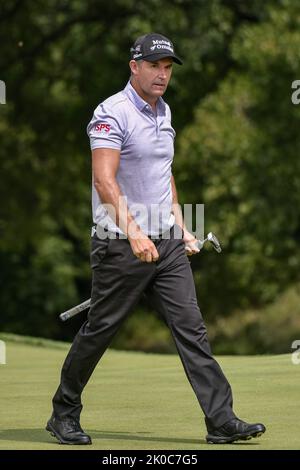 Jennings, Missouri, USA . 10. September 2022: Golfer Padraig Harrington während der zweiten Runde des Ascension Charity Classic im Norwood Hills Country Club in Jennings, MO Richard Ulreich/CSM Credit: CAL Sport Media/Alamy Live News Stockfoto