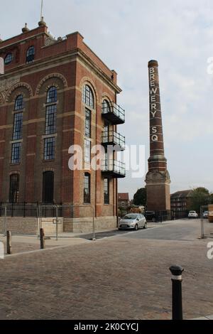 Brewery Square, Dorchester, Dorset. Stockfoto