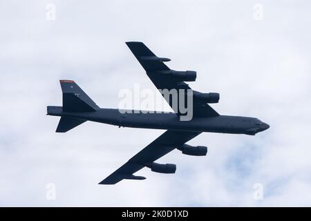 B52 Stratofortress im Flug Stockfoto