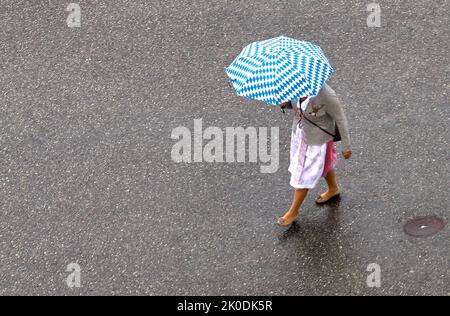 Pfaffenhofen a.D. Ilm, Deutschland. 11. September 2022. Volksfest Pfaffenhofen, ein bayerisches Volksfest am 11. September 2022 in Pfaffenhofen a.d.Ilm, Bayern, Deutschland. Quelle: Peter Schatz/Alamy Live News Stockfoto