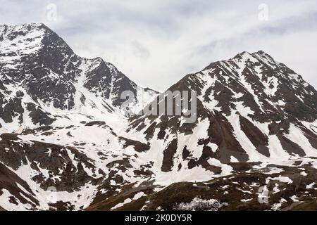 Pic du Lac de Combeynicht über dem Col de Lauteret, Hautes-Alpes, Frankreich Stockfoto