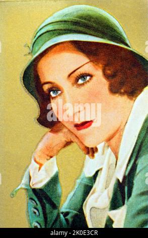 Gloria Josephine May Swanson (27. März 1899 - 4. April 1983) war eine amerikanische Schauspielerin, Produzentin und Geschäftsfrau. Stockfoto