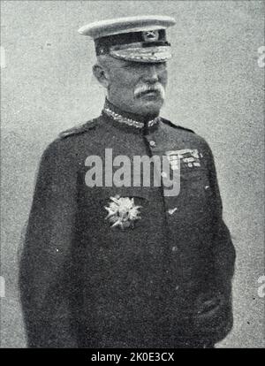 Feldmarschall John French, 1. Earl of Ypern, (1852 - 1925), Offizier der britischen Armee. Stockfoto