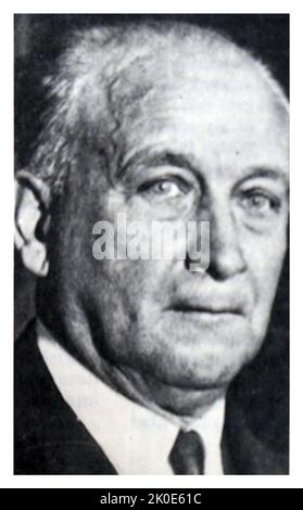 Francisco Largo Caballero (1869 - 1946) spanischer Politiker und Gewerkschafter. Er war einer der historischen Führer der spanischen Sozialistischen Arbeiterpartei (PSOE) und der Allgemeinen Arbeiterunion (UGT). Stockfoto