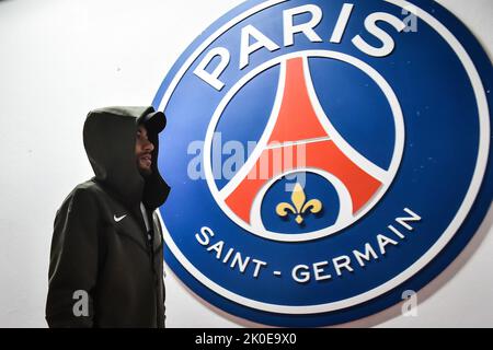 Paris, Frankreich, Frankreich. 10. September 2022. NEYMAR JR von PSG während des Ligue 1-Spiels zwischen Paris Saint-Germain (PSG) und Stade Brestois (Brest) im Stadion Parc des Princes am 10. September 2022 in Paris, Frankreich. (Bild: © Matthieu Mirville/ZUMA Press Wire) Bild: ZUMA Press, Inc./Alamy Live News Stockfoto